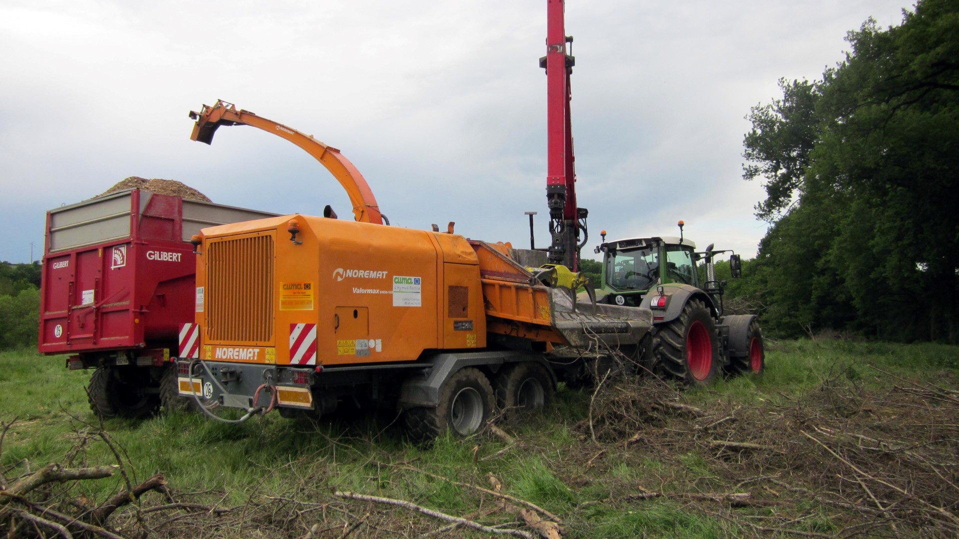 Déchiqueteuse motorisée Valormax Noremat Jenz 4